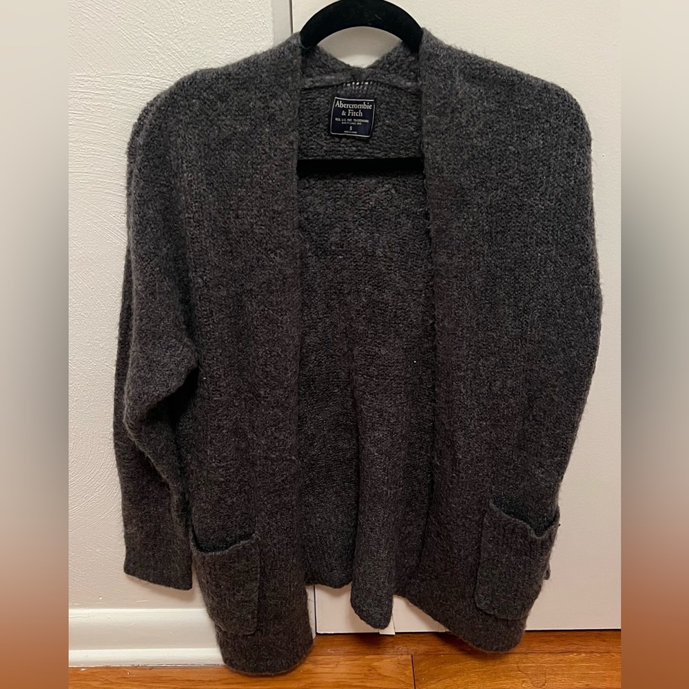 Abercrombie Dark Grey Cardigan